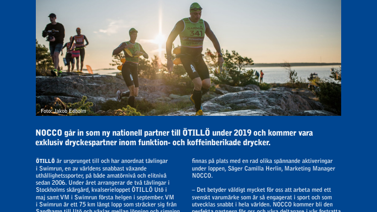 NOCCO blir ny nationell partner till ÖTILLÖ 