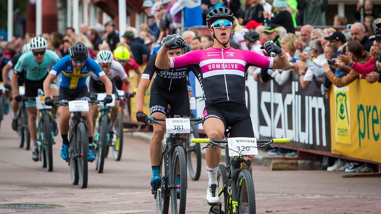 Jonas Ahlstrand vann Cykelvasan 90 2017