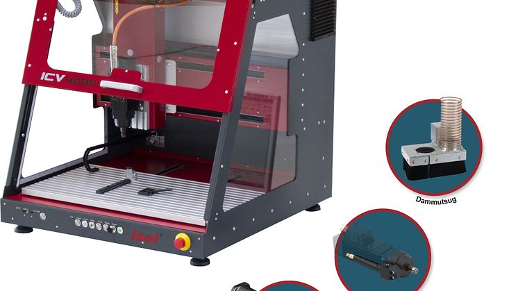 ICV 4030 - En kompakt servostyrd Isel CNC-maskin för t.ex fräsa, mäta, borra eller dosera.