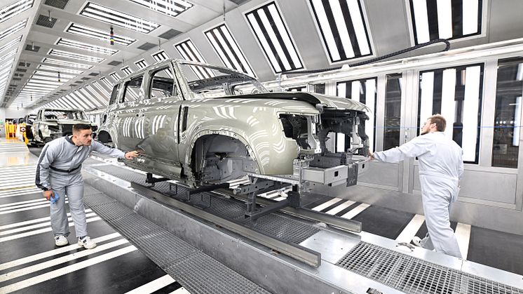 JLR BEKRÄFTAR NITRAS ELEKTRISKA FRAMTID UNDER ANLÄGGNINGENS 5-ÅRSJUBILEUM