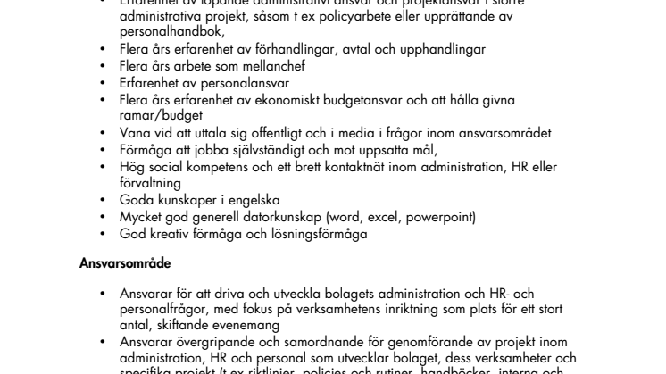 Tre nya chefspositioner till Helsingborg Arena & Scen