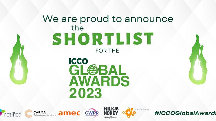 WE Communications and Smarts Lead the Way on 2023 ICCO Global Awards Shortlist 