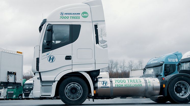 Hegelmann Group has acquired five LNG-powered trucks from IVECO