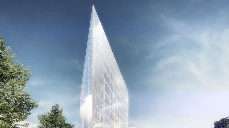 ​Markförsäljning i Hyllie ska ge Malmö en Flatiron Building