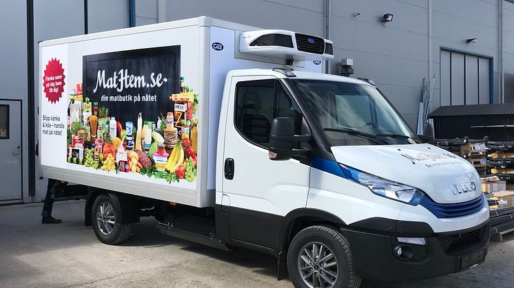 MatHem inleder en satsning på klimatsmartare leveranser i storstäderna med biogasbilar från IVECO. 