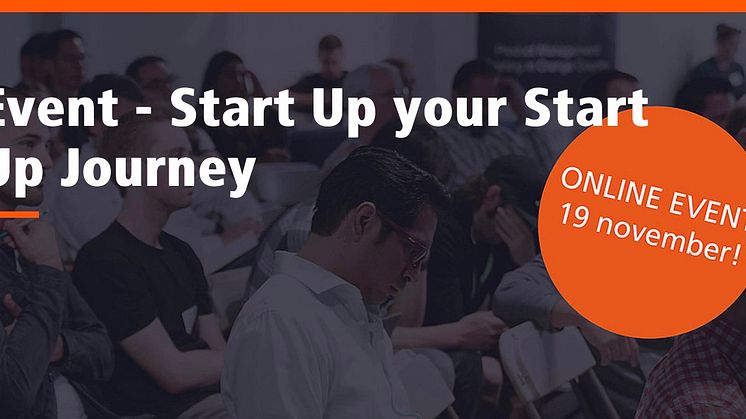 Start Up your Start Up Journey on the 19th of Nov at 15!