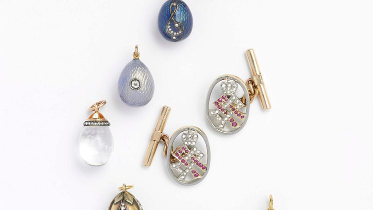 Russian Easter Eggs and Cufflinks