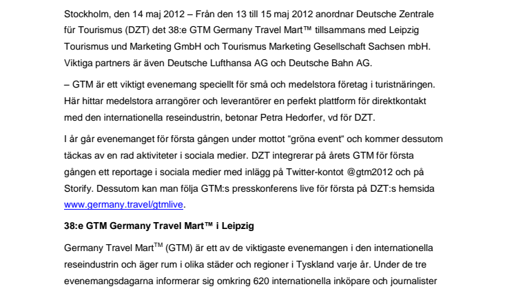 GTM - Ett grönt evenemang