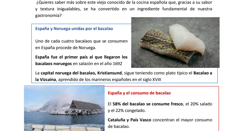 ¿Qué sabes sobre el bacalao noruego?  El clásico de la Semana Santa española