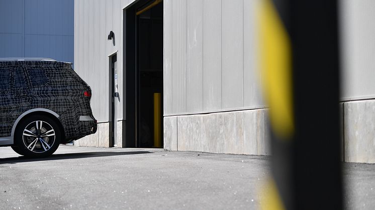 Preprodusert versjon av BMW X7