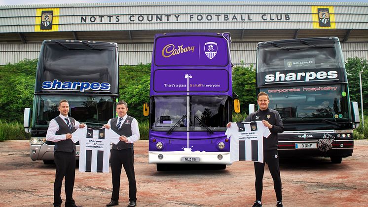 Cadbury, the nation’s favourite chocolate, has today announced a unique sponsorship agreement with the oldest professional football club in the world, Notts County Football Club