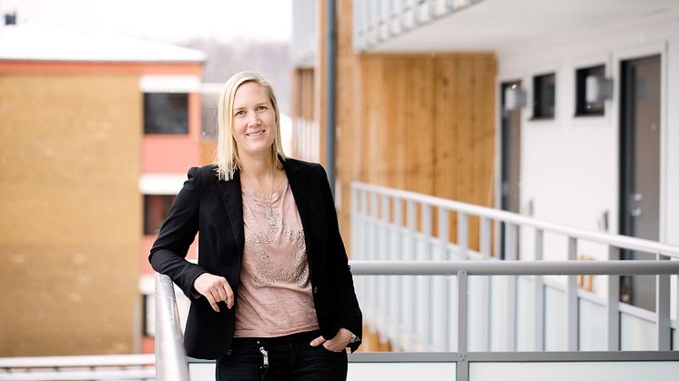 Fastighetsutvecklingschef Anna Olá ( fotograf Svante Örnberg) 