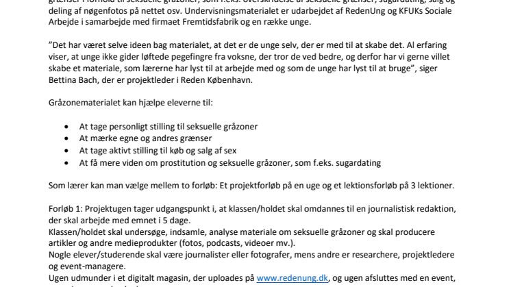 Nyt undervisningsforløb om sex og gråzoner kan hjælpe unge med at sætte grænser