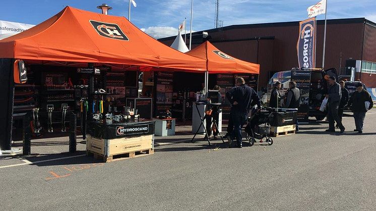 Hydroscands monter på Load Up North i Boden.