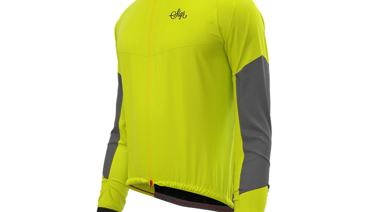sigr östkusten ultraviz biomotion rain jacket for men front left.png