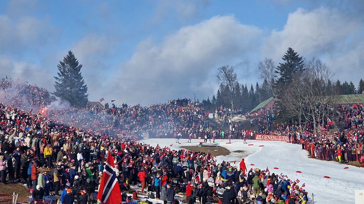 Telia leverte gode kundeopplevelser til folkehavet i Granåsen. Foto: Morten Jordheim, Telia Norge