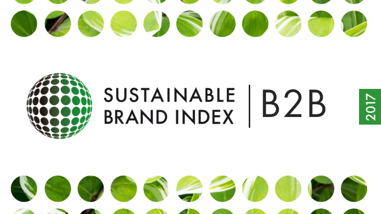Officiell rapport Sustainable Brand Index B2B 2017