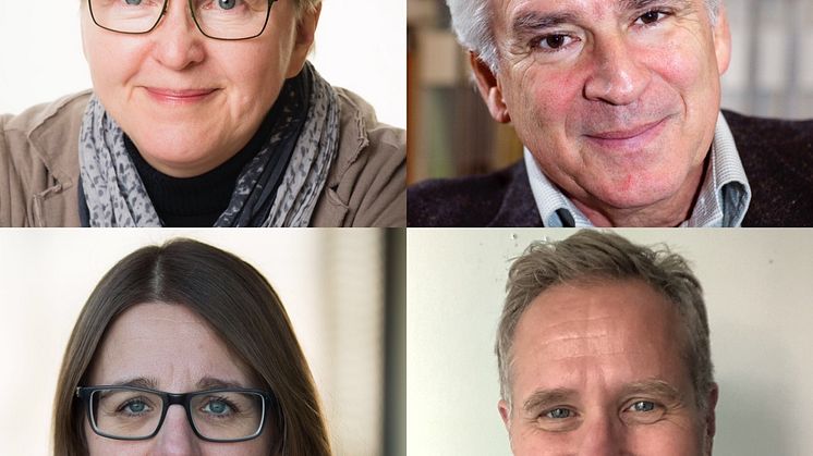 Professor Terttu Nevalainen, Helsingfors, professor Peter Gärdenfors, Lund, docent Erika Weiberg, Uppsala och professor Jesper Olsson, Linköping är några av årets pristagare då Vitterhetsakademien delar ut sina belöningar.