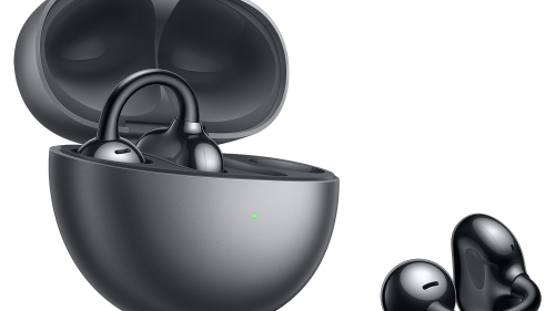 Huawei FreeClip_Black_Case open_one earclip out_PNG_v2