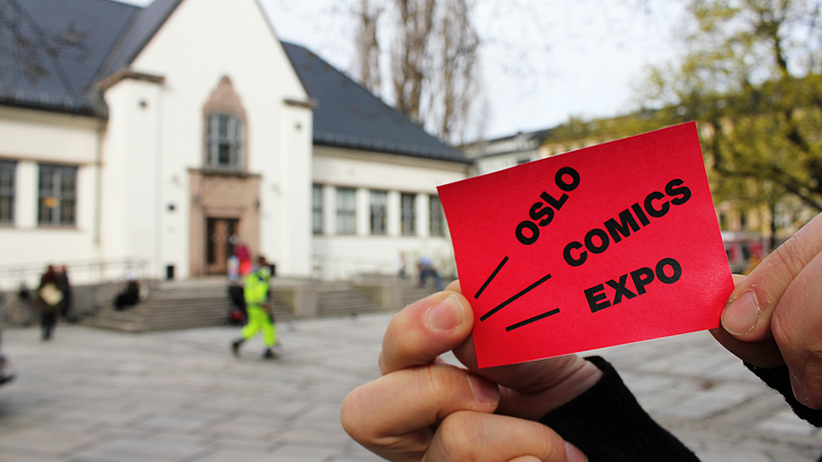 Oslo Comics Expo finner sted i og utenfor Deichmanske bibliotek Grünerløkka filial, som ligger på Schous plass i Oslo. Foto: Deichmanske bibliotek