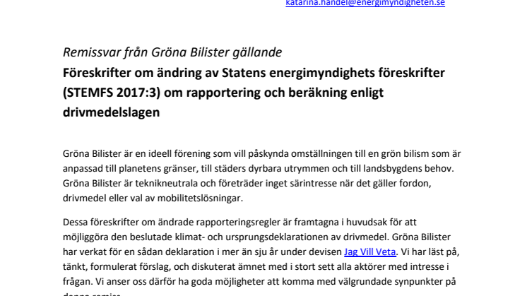 Gröna Bilister Remissvar 2020-011879 föreskrifter om rapportering för miljöinformation.pdf