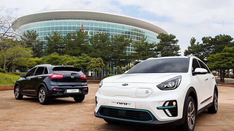 Första bilderna på elbilen Kia Niro EV