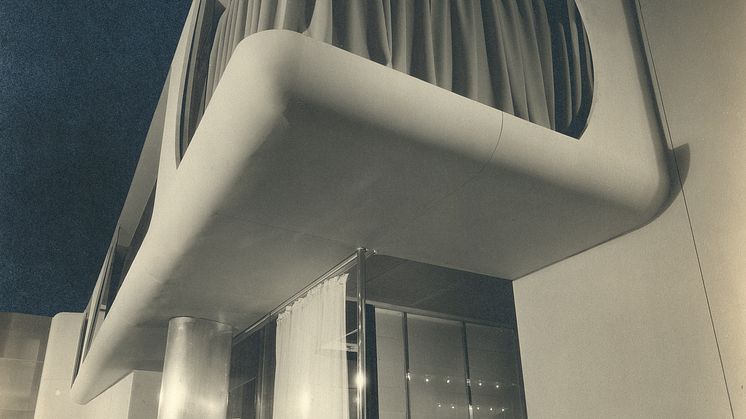 Frederick Kiesler, Space House, Modernage Furniture Company, New York 1933 (Foto: Fay S. Lincoln) © 2014 Austrian Frederick and Lillian Kiesler Private Foundation, Vienna