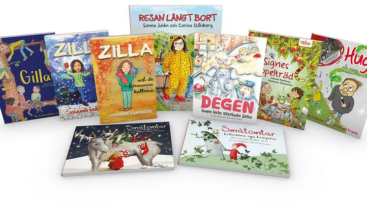 Förlagets nio mest sålda barnböcker ingår i projektet ”Klassboken”.