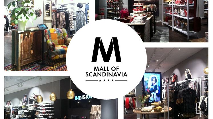 INDISKA öppnar butik i Mall of Scandinavia