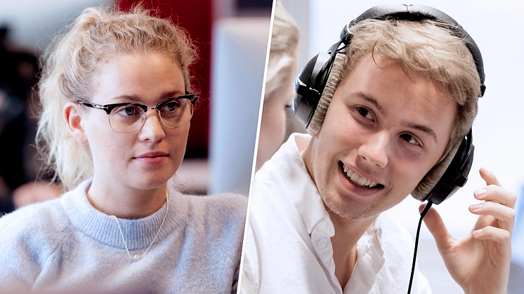 Ingrid Døssland og Filip Mekki. Foto: Gøril Sætre.