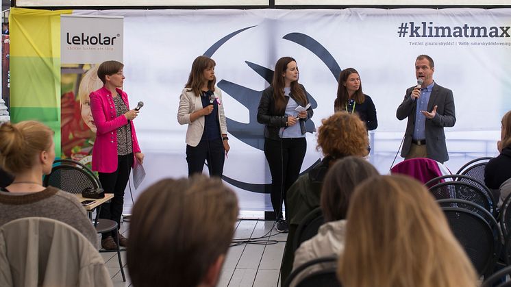 Lekolars miljöchef Pierre Lennartsson var en av de inbjudna talarna under Naturskyddsföreningens seminarium ”Kemikaliesmart upphandling – det funkar!” 