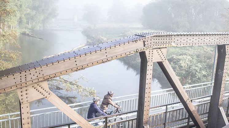 Die Ruhrbrücke in Wickede (Copyright: RuhrtalRadweg)