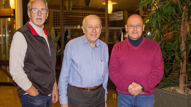 Kenneth Adolfsson, Bernt Ola Hugosson och Dan Damberg är 2019 års miljöpristagare tillsammans med Hans Boberg och Lisbeth Carlsson som inte är med på bild.