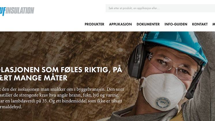 Knauf Insulation lanserer ny norsk nettside