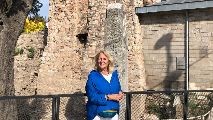 Agneta Arnesson Westerdahl vid Milion i Istanbul