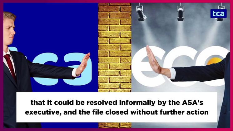 No link between Timeshare Consumer Association and ECC: Advertising Standards Authority investigation findings