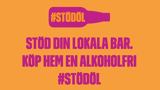 STÖD DIN LOKALA BAR MED EN #STÖDÖL