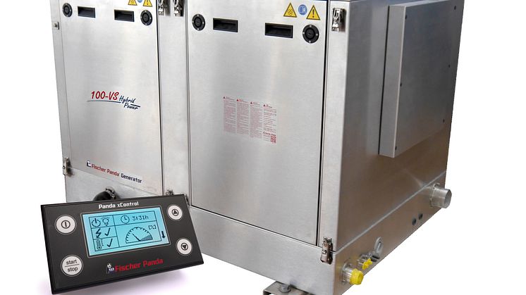 The Fischer Panda 100-VS generator with new FP Control