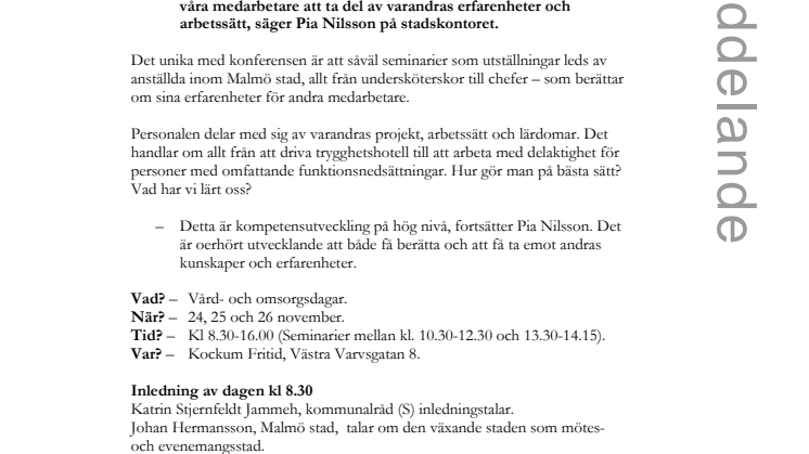 Unik mötesplats för vård och omsorg