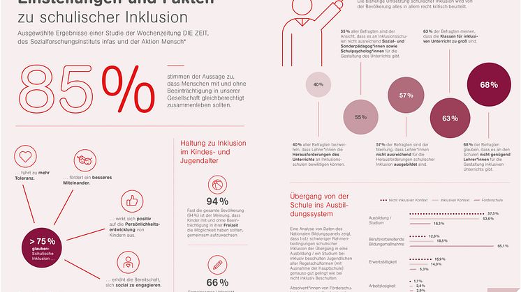 Grafikblatt Studie inklusive Bildung
