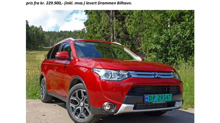 Nå kan du få Outlander til kun kr. 229.900,-