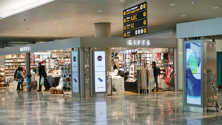 Specialdesignade Infoskåp till Oslo Airport