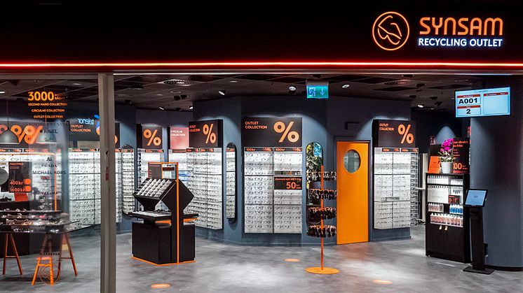 Synsam Recycling Outlet i Sverige