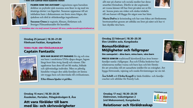 Vårens program Föräldrar emellan