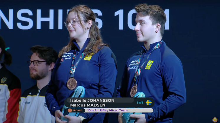 Madsen och Johansson säkrade Sveriges tredje medalj på EM
