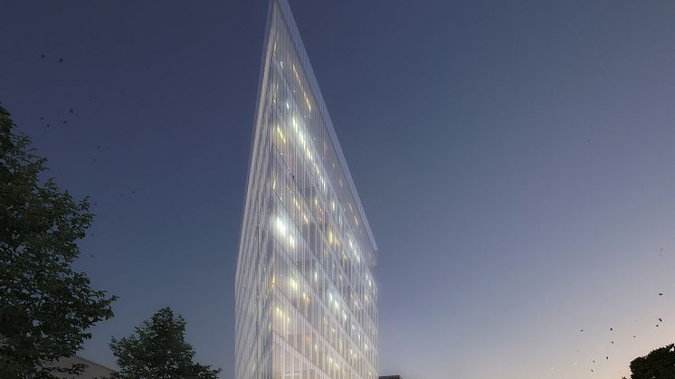 Midroc utvecklar en ny kontorsfastighet, The Edge, i Hyllie, Malmö. 