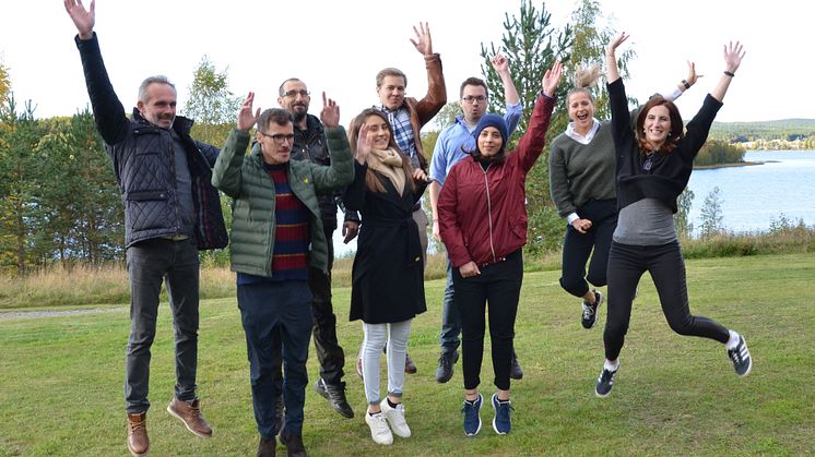 Kickoffen i Tavelsjö hoppas deltagarna blir en flygande start på deras resa från affärsidé på servett till  framgångsrikt bolag.