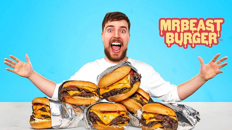 MrBeast Burger gör Sverigepremiär genom foodora
