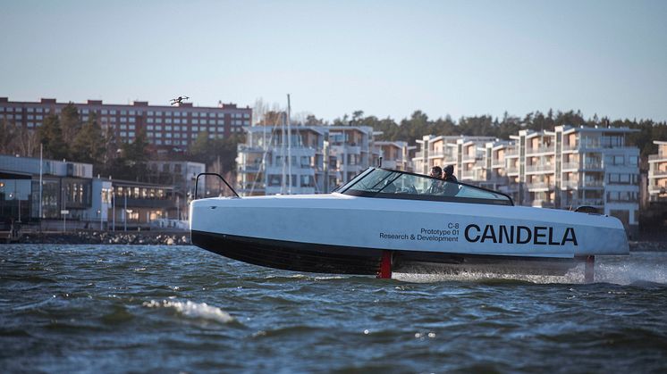 Candela C-8 maiden flight