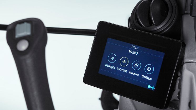 Volvo ECR50 - display